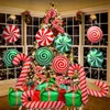 Decorações de Natal 30pcs de Natal Balões infláveis ​​para presentes Candy Cane Ballons para decorações de festas de Natal Ano 2023 Decores de Natal 221205