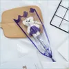 Other Festive Party Supplies Cute Bear Soap Flower With Light Single Festives Package Rose Flowers Wedding Teachers Valentines Day Dhy2K