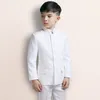 Suits Arrival Kids Boys For Wedding Style Children Formal Mandarin Collar High Quality Fashion Plus Size 3 8 9 10 12 14 221205