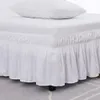 Gonna da letto el avvolgente camicie elastici senza superficie gemella piena regina king size 38 cm di altezza per decorazioni per la casa bianca 221205