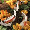 Garden Koi Resin Crafts Lawn Decoration Courtyard Art Wholesale 16x7.5x5.5cm bb1205