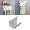 Toothbrush Holders 1pc Holder Bathroom Stand Space Saving Waterproof Stainless Steel Rack for Home 221205