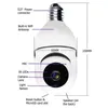 IP -Kameras Lampenkopf -ￜberwachung Gl￼hlampe 1080p Mobiltelefon WiFi Fern￼berwachung Kamera HD Infrarot Nachtsicht Zwei -Wege -Talk