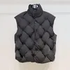 Damesvesten Handgeweven Diamond Vest Women's Winter Fashion Design Losse warme jas