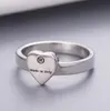 Anéis de marca para mulher Man Heart 3 Ring Ring Designer unissex Rings Circlet Fashion Jewelry With Box