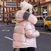 Kvinnor Down Parkas Women Coat Winter Jacket Faux P￤ls Vit Duck Jacket tjock varm Sash Tie Up Zipper Snow Ytterkl￤der 221205