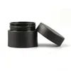 Frosted Black Cream Jars 3g 5g 10g 15g 30g 50g 80g bottles pot container plastic bottle makeup Facial jar