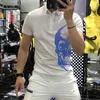 Men's Polos Summer T-Shirt High Quality Diamond Exquisite Fashion Youth Customized Polo Trend Sweatshirt Loose