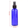収納ボトル1PC 100ml女性ブルースプレープラスチックボトルエッセンシャルオイル液体ディスペンサーファインミストアトマイザー化粧品コンテナ