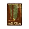 Paysage Rétro Affiches Vintage Parc National En Métal Signes En Étain Art Film Fer Peinture Shabby Home Room Bar Décor Décoration Murale Man Cave Décor Taille 30X20CM w01