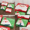 Confezioni regalo Cioccolatini natalizi Confezioni per caramelle Scatole per confezioni regalo di Babbo Natale Attività per feste Contenitore per decorazioni rosso verde Semplice Dhqnr