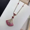 gonna di lusso di marca collane firmate per le donne oro 18 carati amore cuore brillante cristallo diamante pendente trifogli collana girocollo catena gioielli regalo2055898