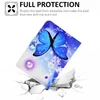 Fashion Butterfly Flower Print Leather Wallet Cases For Ipad Mini 6 Mini 5 4 3 2 1 Mini6 Cute Lovely Rabbit Wolf Cat Animal Shockproof ID Card Slot Holder Flip Cover Pouch