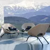 Camp Furniture Outdoor Rattan Stoel Sofa salontafel Dordelige set Balkon Single Courtyard Sun Room Villa Noordse kunstcombinatie