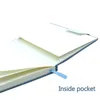 Pokrycie tkaniny kropkowane notebook dziennik 100 gsm kości słoniowej białe papier