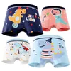 Panties 4pcs lot Soft Cotton Boxers Underwear Boys Children s Shorts Cute Breathable Baby Briefs Underpants Kids Teenager Panty 221205