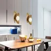 Hängslampor postmodern metall ledande lampor 2 huvuden för kök matsal modern hem bar sängen lyster hängande lampa fixtur