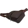 M￤n axelv￤skor pu l￤der midja f￶rpackningar sling v￤ska crossbody utomhus sport axel br￶st dagliga picknick duk messenger pack