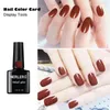 Ложные гвозди ногтевые арт польская палитра Dot Flat Manicure Color Card УФ-гель инструменты дисплея с двумя двусторонними наклеек