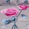 Gonna da letto WOSTAR 1pc Spalmatura abrasiva ispessita Stampato a rose Copriletto con angoli per matrimoni Tessuti per la casa morbidi Letto king size 221205