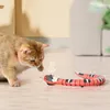 Cat Toys Smart Sensing Tricky Snake Electric Interactive For Cats USB Laddningstillbehör Pet Dogs Game Spela Toy