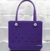 Waterproof Woman Eva Tote Large Shopping Basket Bags Washable Beach Silicone Bogg Bag Purse Eco Jelly Candy Lady Handbags 1265