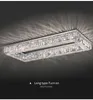 Modern Crystal Ceiling Lights Chandeliers Living Room Decor Round Square Rectangle Chrome Hanging Lamp Fixtures Bedroom Lustres