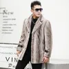 Mink Fur Coat Warm Thickened Winter Jacket Mens Clothing Outerwear Overcoat Windbreakers Casual Streetwear Plus Size 4XL 5XL