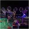 Stringhe a LED Luci da palloncini a LED da 24 pollici a LED 30 50 100 LED LED LUMINA LUMINO per la festa di nozze di Halloween di Natale Decorat Ottb6