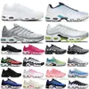 designer Tns Plus Tn Mens casual Shoes Grey Yellow Orange Blue Fury Pink Fade Triple Black White OFF Womens Trainers Sneakers outdoor