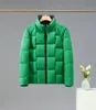 2022 Britse klassieke Retro Men's Down Jackets Winter Pure Color Business Jacket Parker voor man waterdicht met winddichte maat M-3XL Green