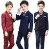 Suite merk kinderen bruiloftsfeest bloemen jongens formeel pak gentleman blazer ceremonie kostuum 5 stcs garcon school draagt ​​l4 221205