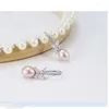 Stud -oorbellen S925 Sterling Silver Natural Pearl Fashion Creative Iadies sieraden Boho