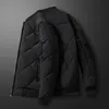 Men S Down Parkas Winter JacketMen Thingen haveden haped mens stand collar jacket