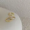 3 Teile/satz Clips Ohrring für Frauen Unisex Minimalistische Mode Knorpel Creolen Sets Ohr Manschette gefälschte Piercing Clip auf Ohrring