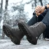 Boots Outdoor Men Winter Snow For Shoes Thick Plush Waterproof Slip-Resistant Keep Warm Plus Size 221203