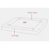 Mattress Pad WOSTAR Winter warm mink cashmere elastic band fitted sheet mattress cover protector double bed soft cozy king size 221205
