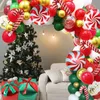 Decorações de Natal 30pcs de Natal Balões infláveis ​​para presentes Candy Cane Ballons para decorações de festas de Natal Ano 2023 Decores de Natal 221205