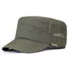 Boll Caps Winter Big Head Man Stor storlek Fleece Army Flat Cap Men Summer Polyester Plus Mesh Military Hat 55-60cm 60-65cm 221205