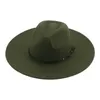 Fedora hattar f￶r kvinnor m￤n 9,5 cm filt vinterhatt b￤lte br￶llop jazz street dansare fedoras sombreros de mujer sombrero