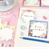 Gift Wrap 12packs Cartoon Mini Stickers Cute Student Stationery Office School Supplies Animals Notepad Project Diary Label Memo