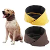 Vêtements pour chiens Bandana pour animaux de compagnie Cache-cou portable à double face Tenues d'hiver Accessoires Intérieur ou extérieur Maison Foulard Écharpe solide