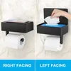 Toilet Paper Holders Wall Mount Toilet Paper Holder Bathroom Tissue Accessories Rack Holders Self Adhesive Punch Free Kitchen Roll Paper Accessory 221205