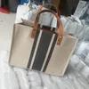 Duffel Bags Basit moda büyük kapasiteli el çantası bayanlar için vintage çizgili tote kadın taşınabilir ol iş evrak çantası Kore tarzı