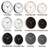Relógios de parede mcdfl moderno silencioso para a sala de estar Minimalista Relógio de bateria Operado Decoração de casa Luxo Relógio analógico Quarto 221203