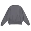 22fw herrtröja tröja klassisk trend höst vinter tjock varm crewneck stickning pullover high street mode enkel fast stickkläder tjammwy23