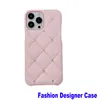 Lyxdesignade diamantfodral för iPhone 14 Pro Max 14Plus 13PROMAX 12 11 XR XSMAX XS 7G 8PLUS Fashion Pu Leather Designer TPU Hard PC Stuffsäkert telefonfodral