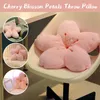 Cushiondecorative Yastık İns Pembe Kiraz Yaprakları Kız Yatak Odası Oturma Odası Dekor Pencere Zemin Koltuk Peluş Tatami Blossom 221205