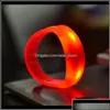 Braccialetti fascino Braccialetti fascino Gioielli Delivery Delivery 2021 Actived Sound Control LED lampeggiante Bracciale Light Up Bracciale Bangle c Othrv