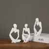 Obiekty dekoracyjne figurki minimalistyczne abstrakcyjne myślenie statua Rzeźba Miniaturowa ozdoby Ozdoby Office Dekoracja domu 221203